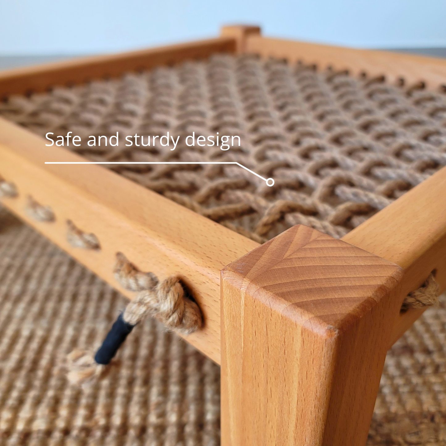 Wooden Pet Bed for Cats and Small Dogs | Homy Stork