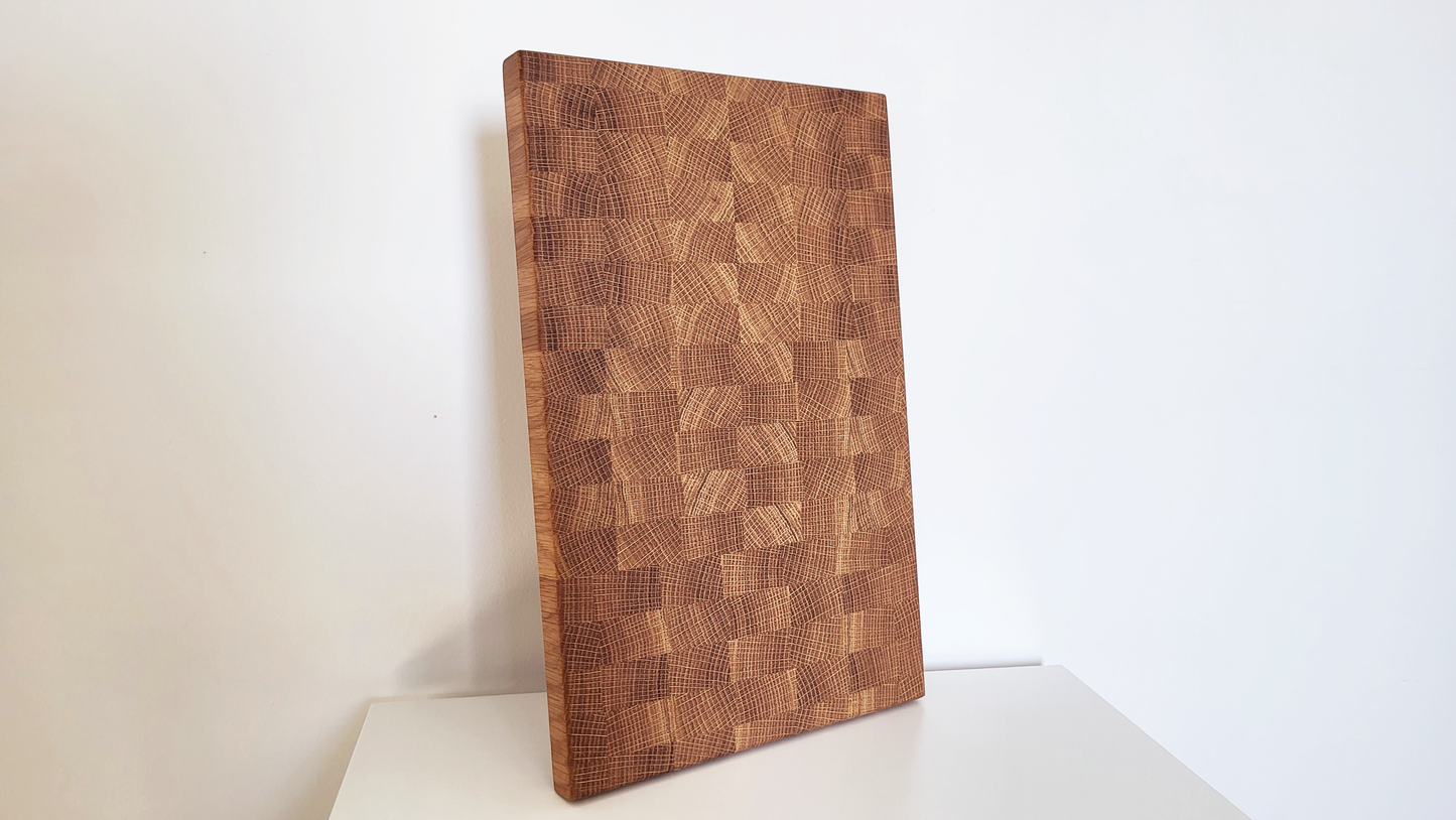 Premium Handcrafted Oak Cutting Board by Homy Stork