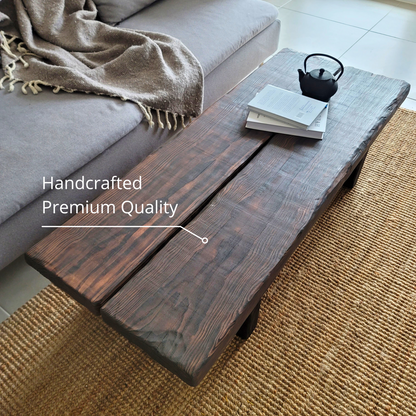 Handcrafted Wooden Coffee Table by Homy Stork