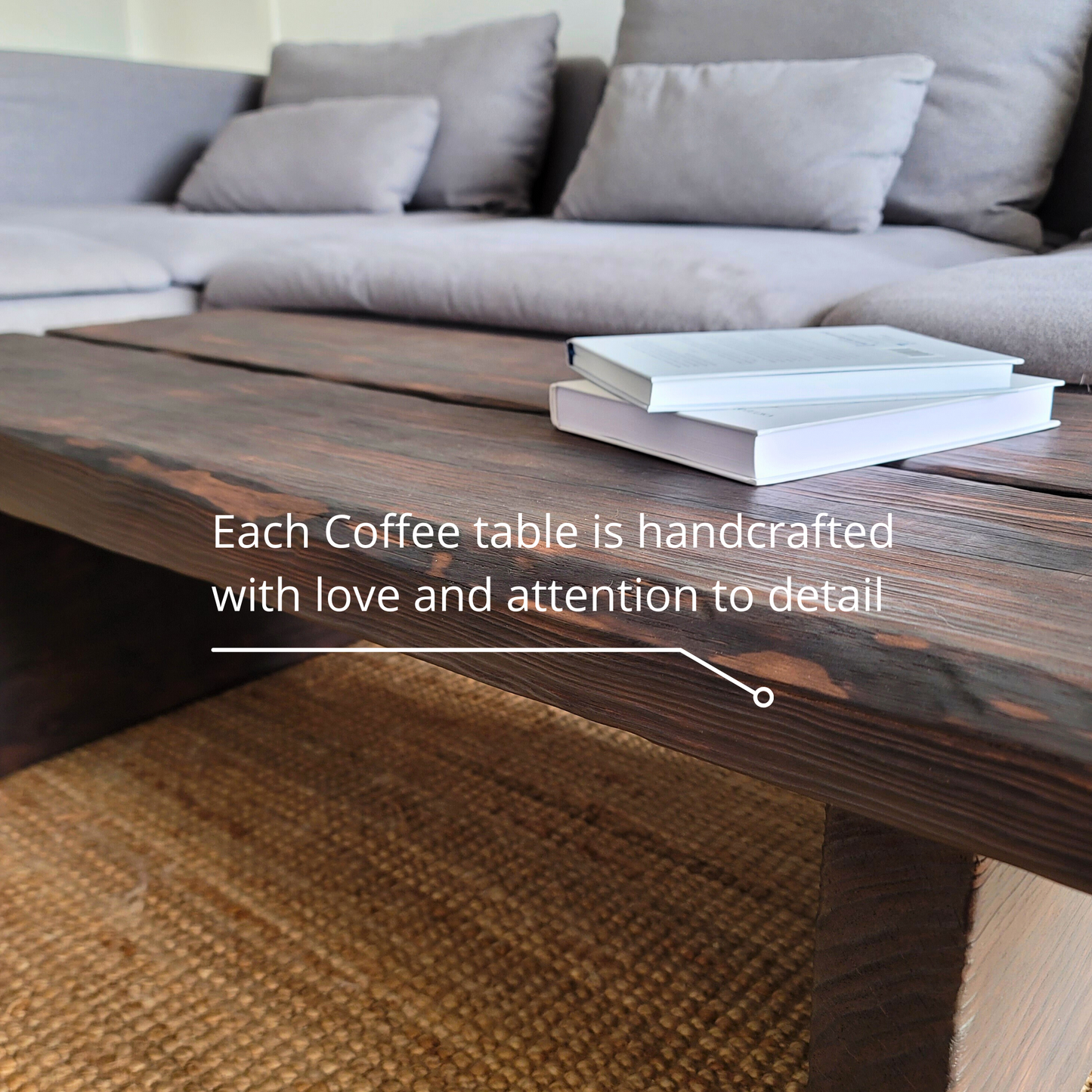 Handcrafted Wooden Coffee Table by Homy Stork