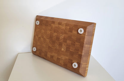 Premium Handcrafted Oak Cutting Board by Homy Stork